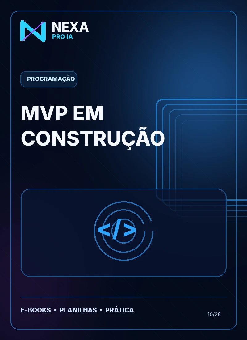 Capa de MVP em Construção