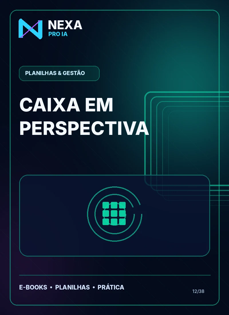 Capa de Caixa em Perspectiva