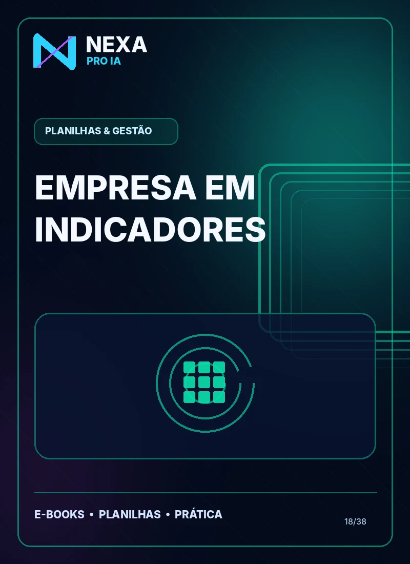 Capa de Empresa em Indicadores