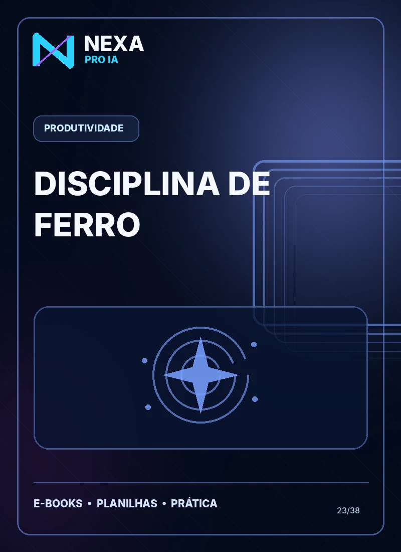 Capa de Disciplina de Ferro