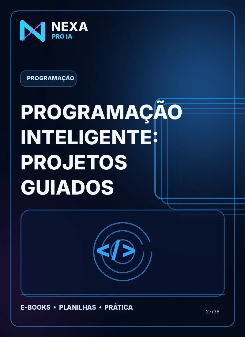 Capa de Programação Inteligente: Projetos Guiados