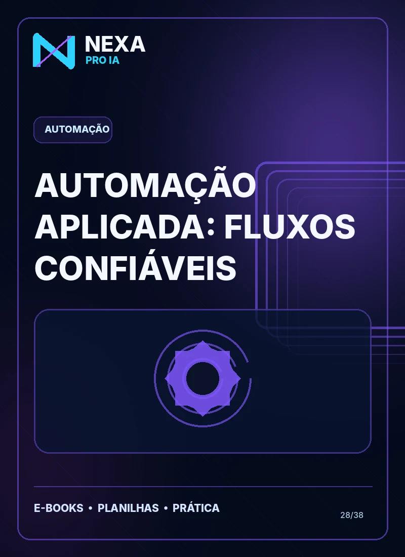 Capa de Automação Aplicada: Fluxos Confiáveis